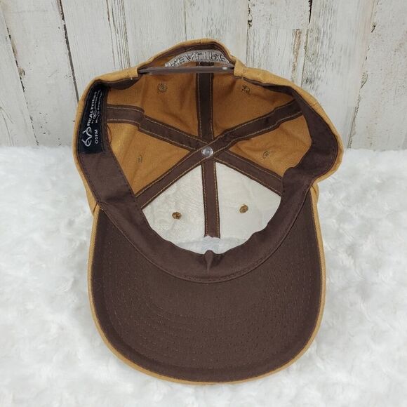Realtree Logo Snapback Cap Brown OSFM - Picture 8 of 8